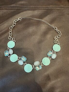 Mint Green Statement Necklace - Women Jewelry